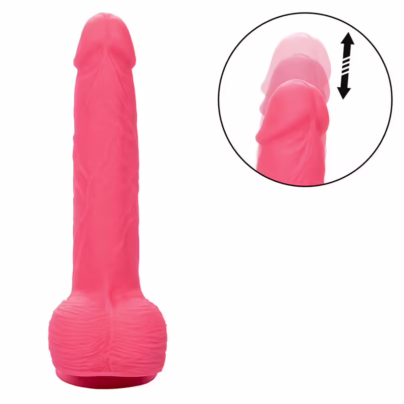CALEXOTICS - STUDS VIBRADOR REALÍSTICO 10 VIBRACIONES Y ROSA - Imagen 6