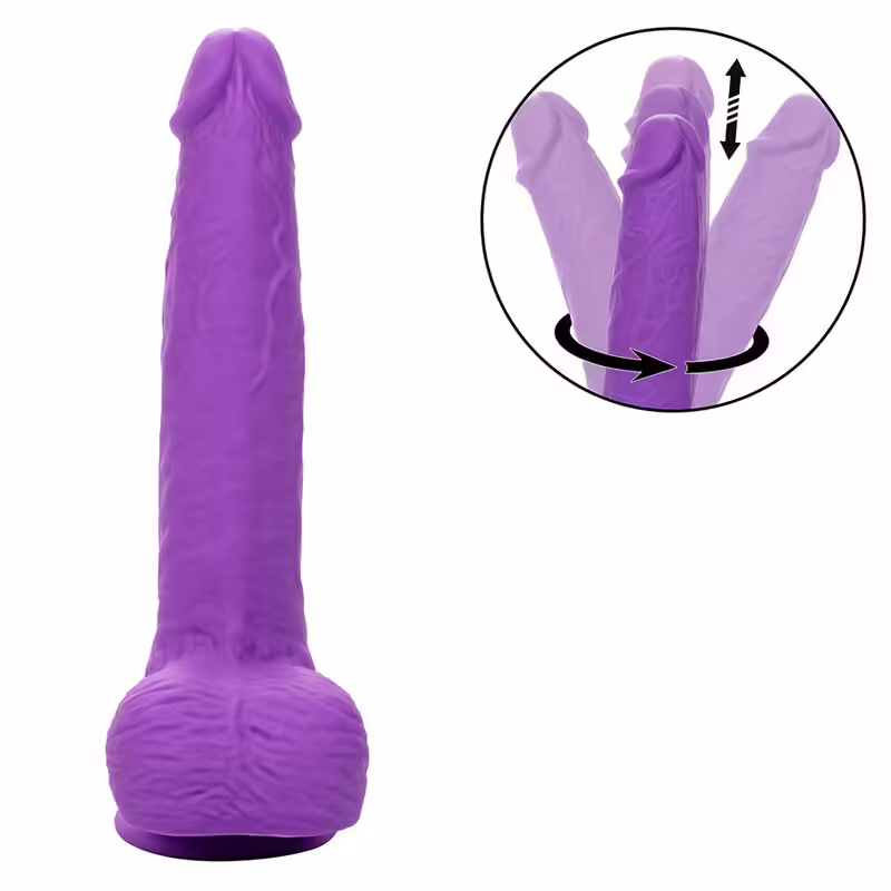 CALEXOTICS - STUDS VIBRADOR RECARGABLE Y GIRATORIO 10 VIBRACIONES VIOLETA - Imagen 6