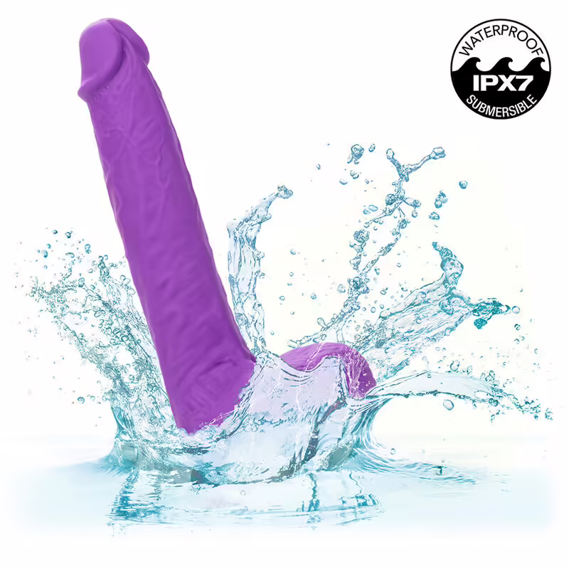 CALEXOTICS - STUDS VIBRADOR RECARGABLE Y GIRATORIO 10 VIBRACIONES VIOLETA - Imagen 9