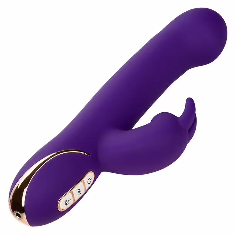 CALEXOTICS - JACK VIBRADOR RABBIT Y ESTIMULADOR 7 NIVELES DE VIBRACIÓN Y ONDAS ESTIMULADORAS AZUL - Imagen 4