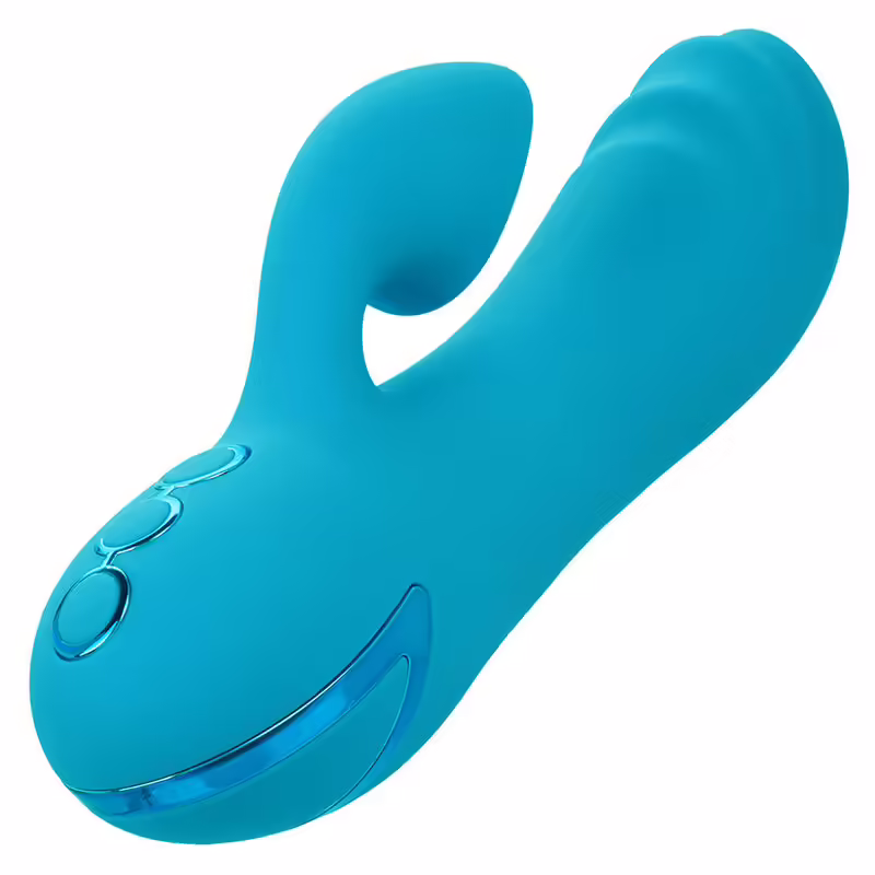 CALEXOTICS - SUNSET BEACH SEDUCER VIBRADOR Y ESTIMULADOR 10 FUNCIONES AZUL - Imagen 3