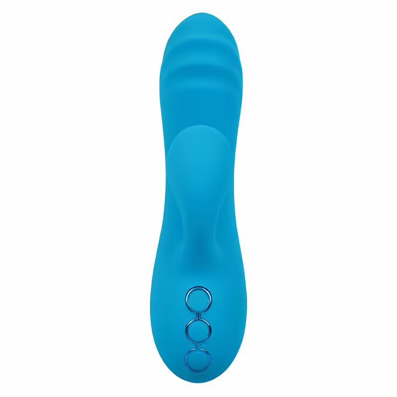 CALEXOTICS - SUNSET BEACH SEDUCER VIBRADOR Y ESTIMULADOR 10 FUNCIONES AZUL - Imagen 4