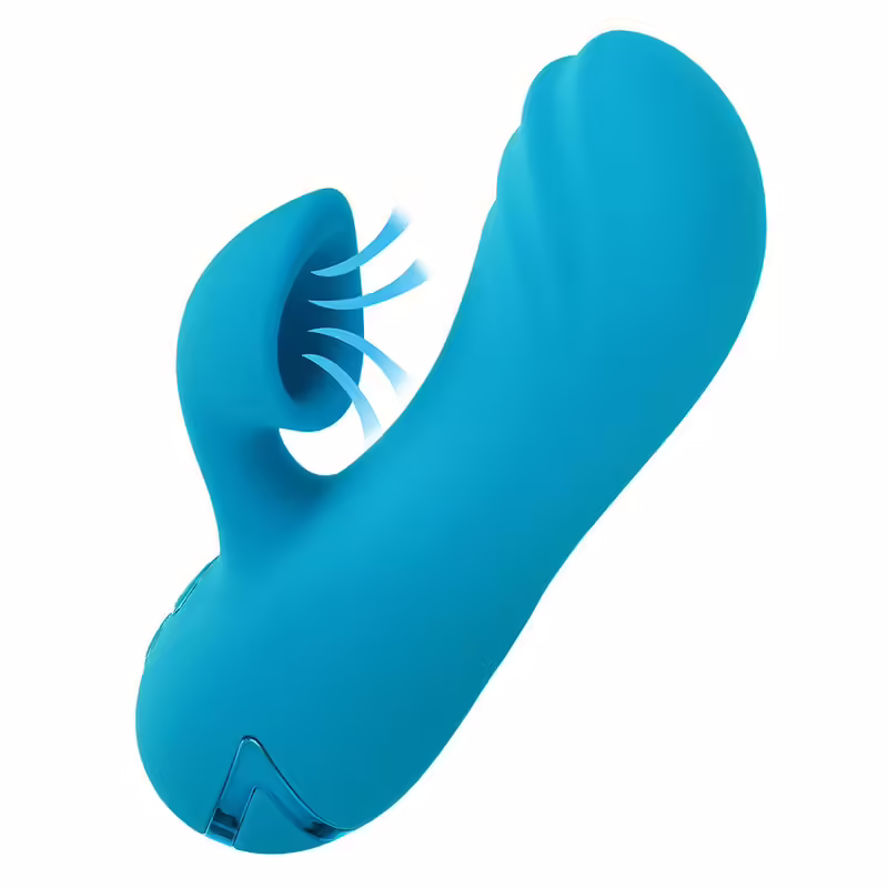 CALEXOTICS - SUNSET BEACH SEDUCER VIBRADOR Y ESTIMULADOR 10 FUNCIONES AZUL - Imagen 5