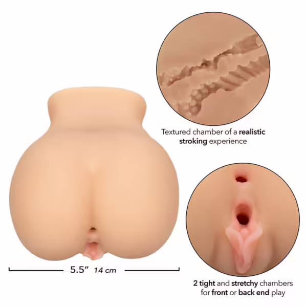 CALEXOTICS - THE FARMERS DAUGHTER DOBLE MASTURBADOR REALÍSTICO NATURAL - Imagen 8