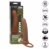 CALEXOTICS - MAXX DOBLE PENETRADOR ACANALADO 10 VIBRACIONES MULATO