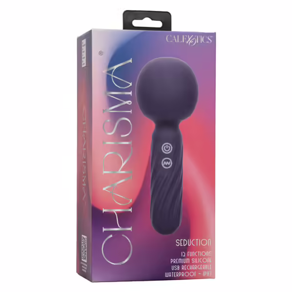 CALEXOTICS - CHARISMA SEDUCTION MASAJEADOR 12 FUNCIONES 17,75 CM X 6,25 CM MORADO - Imagen 9