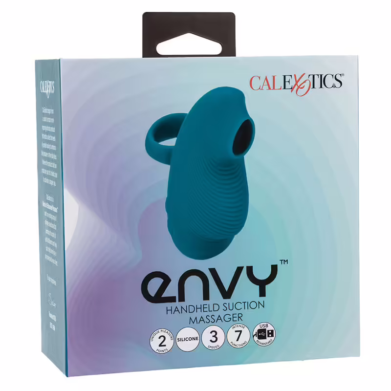CALEXOTICS - ENVY MASAJEADOR DE BOLA RODANTE 7 VIBRACIONES AZUL - Imagen 10