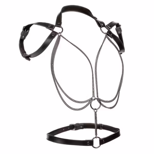 CALEXOTICS - EUPHORIA ARNÉS ESTILO CABESTRO CON MÚLTIPLES CADENAS PREMIUM - Imagen 2
