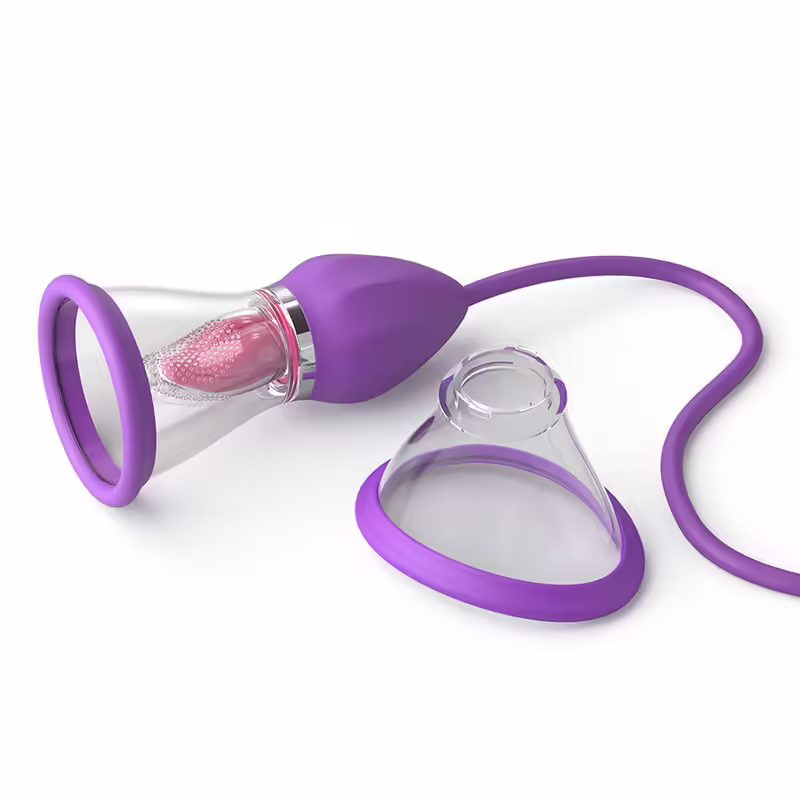 FANTASY FOR HER - ULTIMATE PLEASURE MAX MANGUERA DE SUCCIÓN CON LENGUA ESTIMULADORA MORADO - Imagen 2