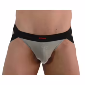 BURN - 001 JOCK BRILLANTE BEIGE / NEGRO XL