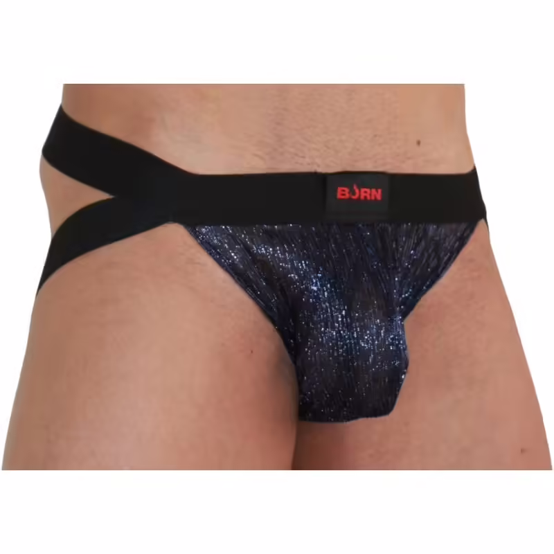 BURN - 006 JOCK BRILLANTE AZUL / NEGRO L - Imagen 2