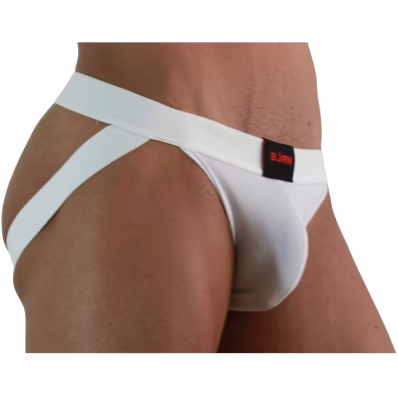 BURN - 007 JOCK LYCRA BLANCO M - Imagen 2