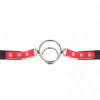 KINK - MORDAZA CON MÚLTIPLES JUNTAS TÓRICAS 4 / 4.8 CM ROJO AJUSTABLE 38 X 56 CM - Imagen 4