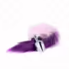 KINK - PLUG ANAL TALLA L 10 X 4 CM CON COLA SINTÉTICA 40 CM VIOLETA - Imagen 2