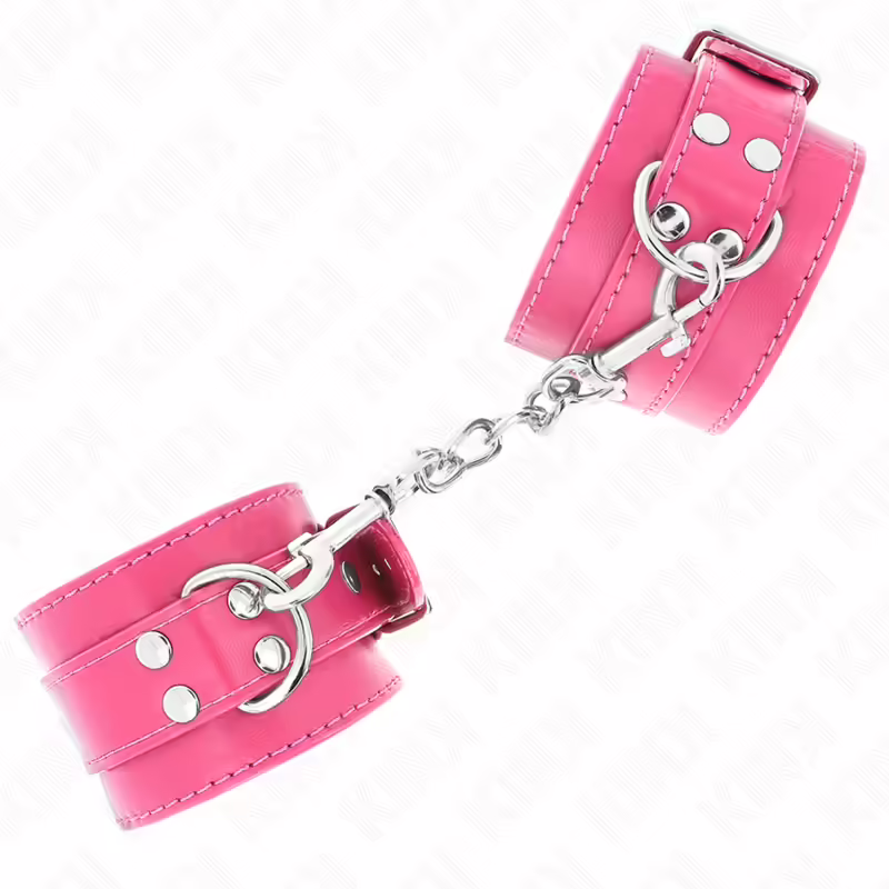 KINK - MUÑEQUERAS FUCSIA CON DETALLES EN FUCSIA AJUSTABLE 20-28 CM X 5.5 CM - Imagen 2