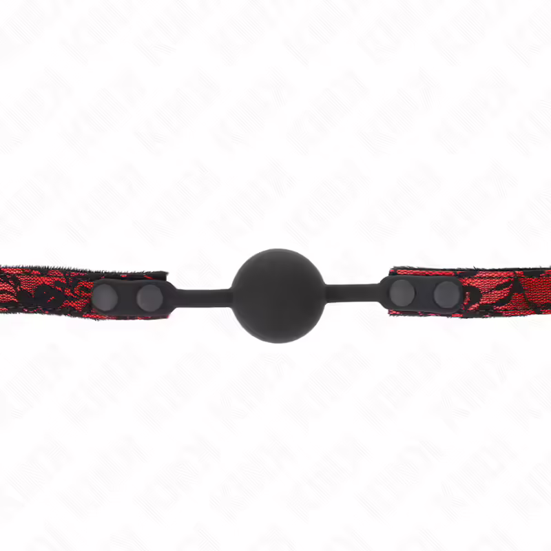 KINK - MORDAZA DE BOLA 4 CM DE SILICONA SCANDAL MODELO 1 65 x 2 CM - Imagen 3