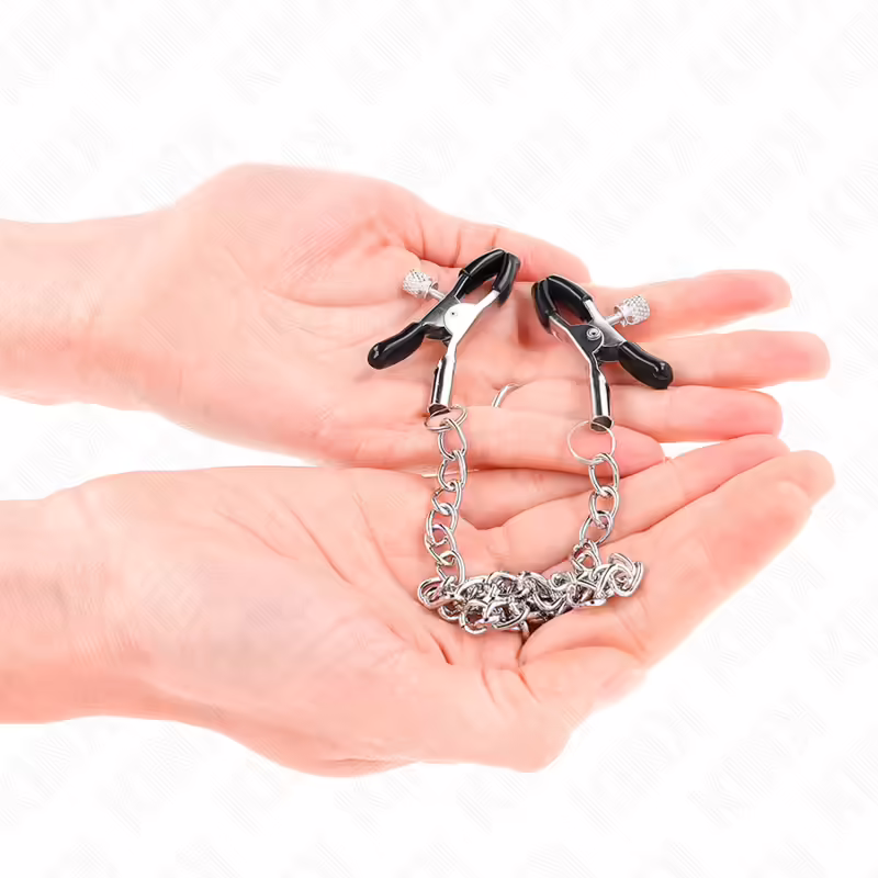KINK - PINZAS PARA PEZONES CON CADENA FINA 30 CM - Imagen 4