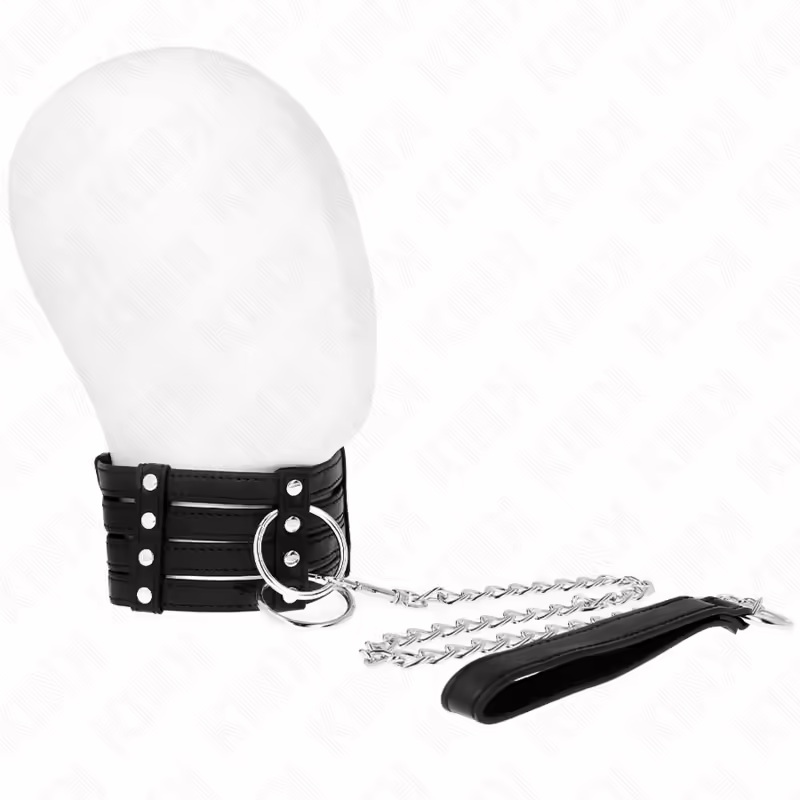 KINK - COLLAR CON CORREA 65 CM ESTILO SUB AJUSTABLE 35-51 CM X 7 CM - Imagen 2