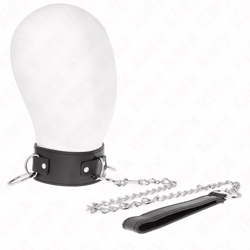 KINK - COLLAR CON CORREA 65 CM 3 ANILLOS MODELO 2 AJUSTABLE 36-43 CM X 5 CM - Imagen 3