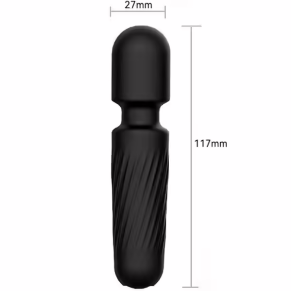 ARMONY - YOUR MAGIC MASAJEADOR & VIBRADOR RECARGABLE 10 VIBRACIONES NEGRO - Imagen 5