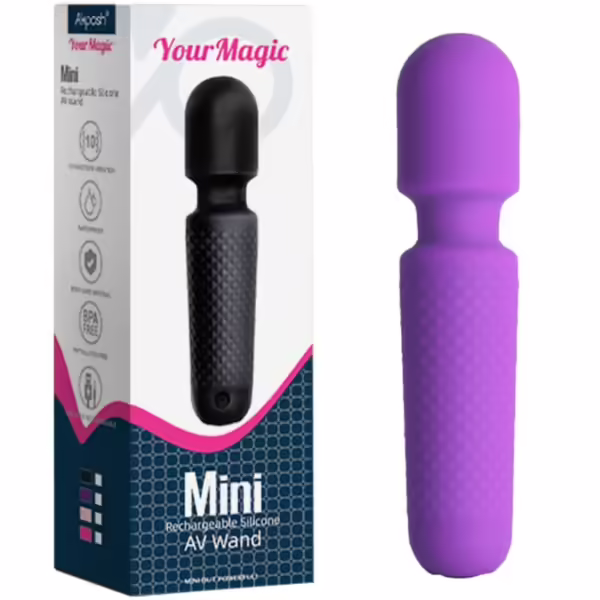 ARMONY - YOUR MAGIC MASAJEADOR & VIBRADOR RECARGABLE 10 VIBRACIONES SILICONA MORADO - Imagen 5