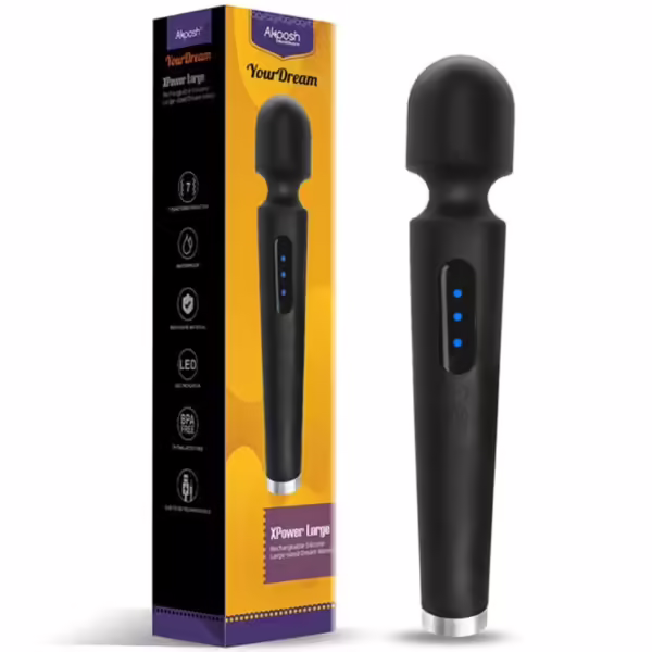 ARMONY - X POWER LARGE MASAJEADOR & VIBRADOR 7 VIBRACIONES NEGRO - Imagen 5