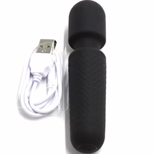 ARMONY - YOUR MAGIC MASAJEADOR & VIBRADOR RECARGABLE 10 VIBRACIONES SILICONA NEGRO - Imagen 4