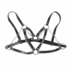 SUBBLIME - 953713 CINTURÓN DE BONDAGE PUNK HEBILLA METAL NEGRO TALLA ÚNICA - Imagen 4