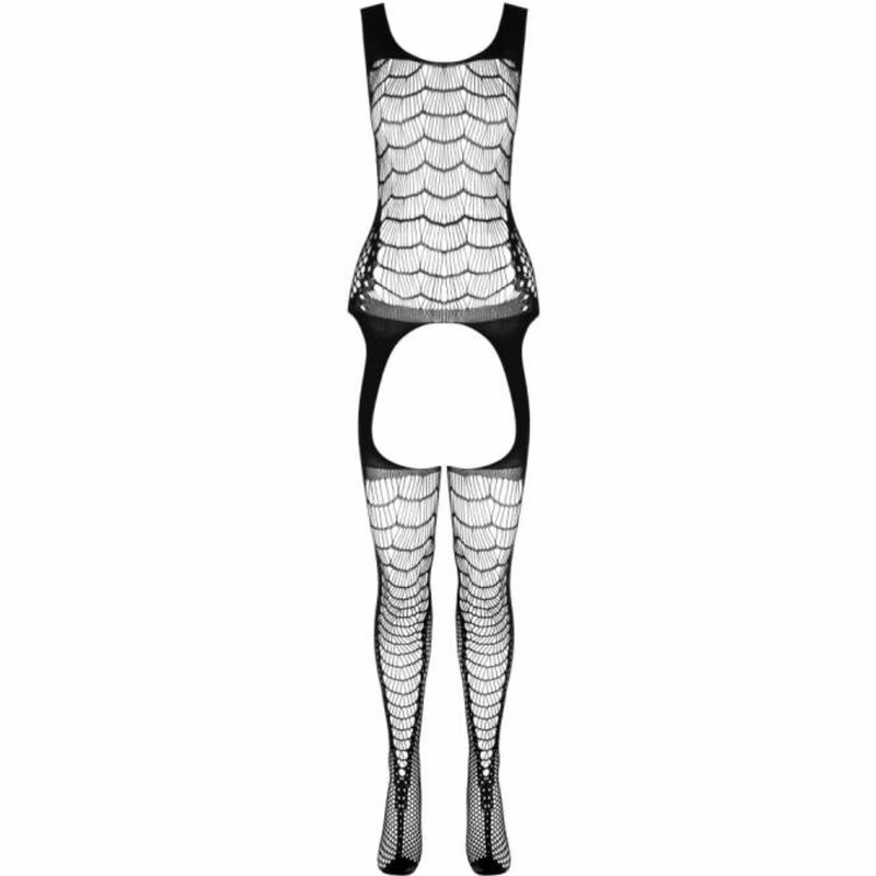 PASSION - BS 104 BODYSTOCKING NEGRO TALLA ÚNICA - Imagen 3