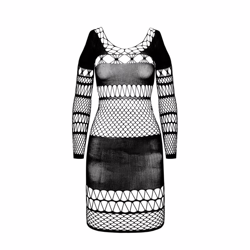 PASSION - BS 105 BODYSTOCKING ROJO TALLA ÚNICA - Imagen 3