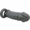 PRETTY LOVE - FUNDA REALÍSTICA ALARGADORA Y RETARDANTE PARA PENE GRIS - Imagen 6
