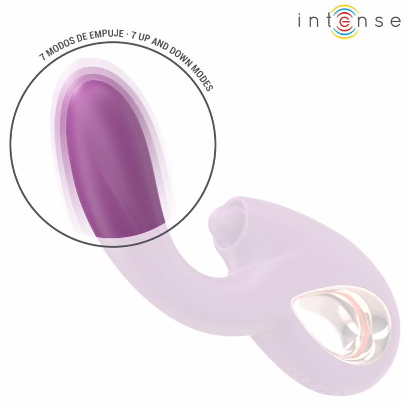 INTENSE - LALI VIBRADOR PUNTO G MULTIFUNCIÓN ESTIMULACIÓN & EMPUJE & VIBRACIÓN MORADO - Imagen 5