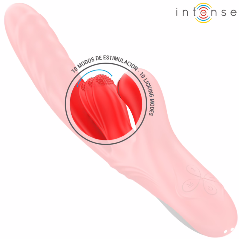 INTENSE - KAROL VIBRADOR MULTIFUNCIÓN EMPUJE & ESTIMULACIÓN & ONDAS ESTIMULADORAS ROJO - Imagen 4