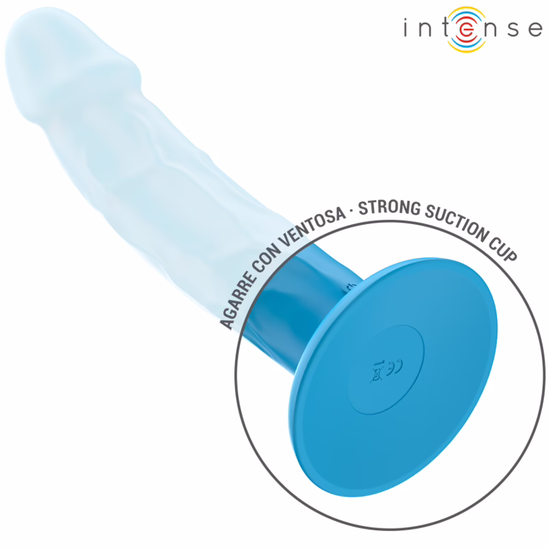 INTENSE - PHOEBE VIBRADOR REALÍSTICO 10 VIBRACIONES AZUL CONTROL REMOTO - Imagen 5