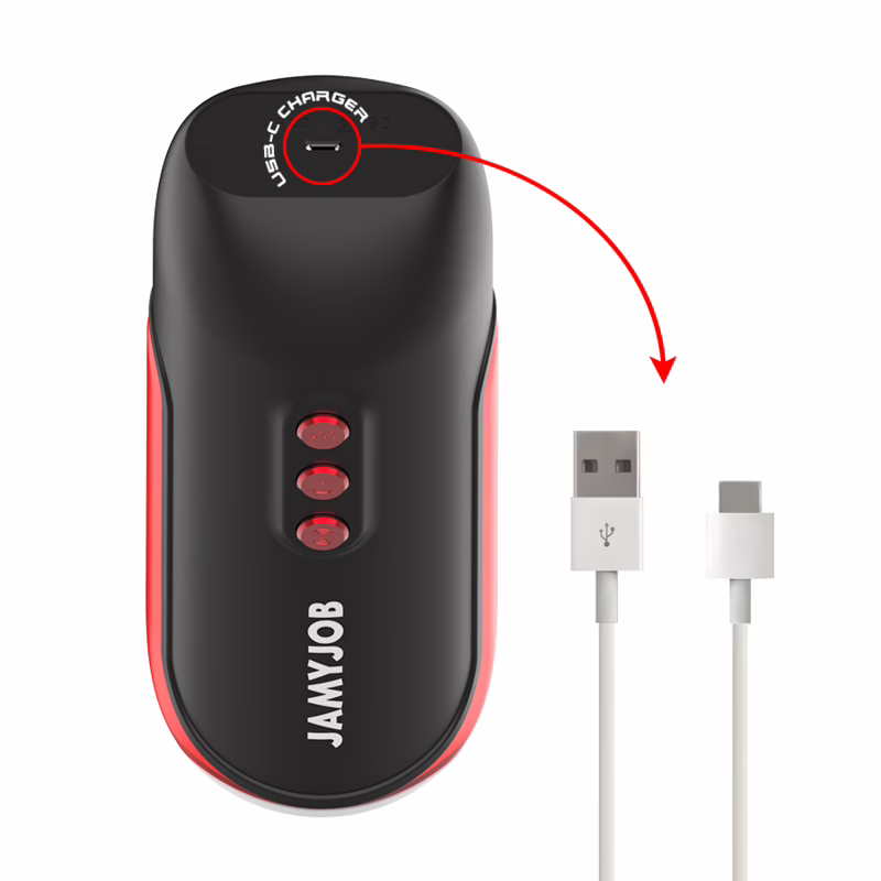 JAMYJOB - BLAZE MASTURBADOR BOCA AUTOMÁTICO 5 MODOS SUCCIONADOR Y VIBRACIÓN - Imagen 6