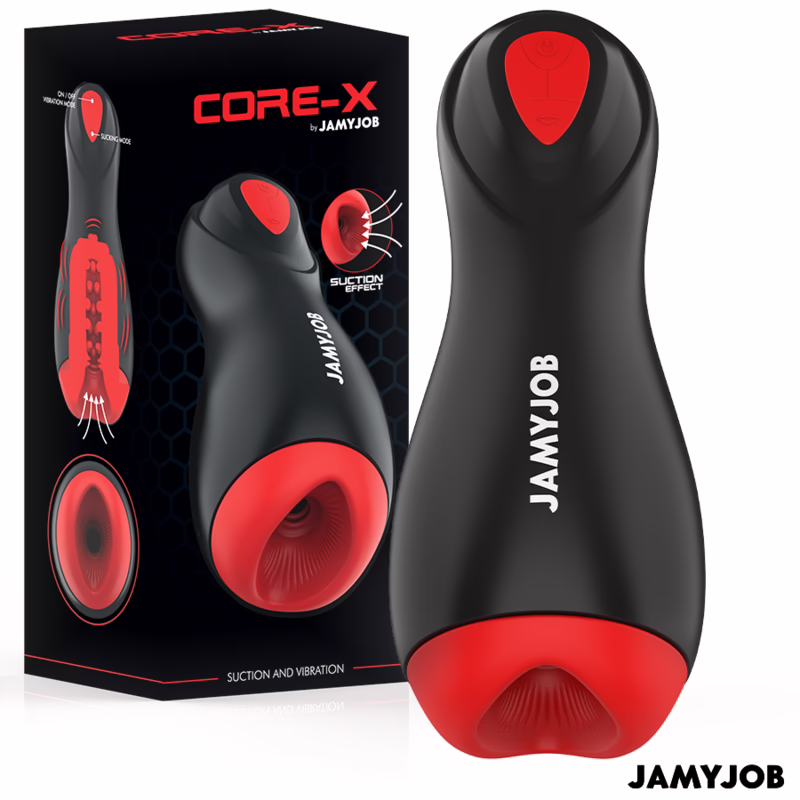 JAMYJOB - CORE-X MASTURBADOR AUTOMÁTICO 5 MODOS SUCCIONADOR Y VIBRACIÓN