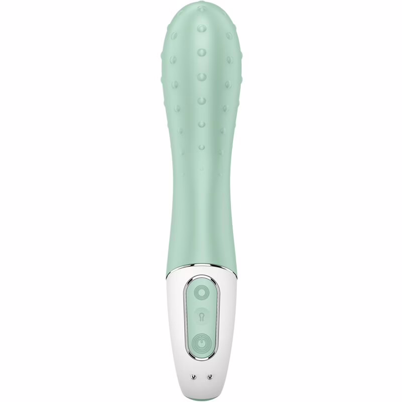 SATISFYER - AIR PUMP VIBRADOR 3 INFLABLE PUNTO G MENTA - Imagen 3