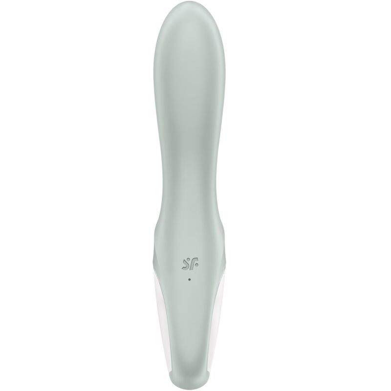 SATISFYER - AIR PUMP BOOTY 3 VIBRADOR ANAL INFLABLE VERDE GRIS - Imagen 2