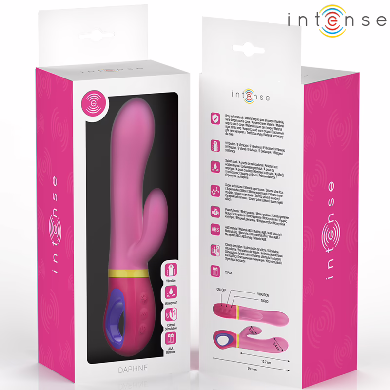 INTENSE - DAPHNE VIBRADOR RABBIT ROSA - Imagen 6