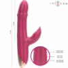 INTENSE - CHLOE VIBRADOR MULTIFUNCIÓN 3 EN 1 ROJO - Imagen 6