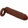 PRETTY LOVE - KAILE FUNDA PARA PENE CON EXTENSIÓN DE 2.5 CM MULATO - Imagen 4