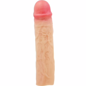 PRETTY LOVE - DEREK FUNDA PENE CON EXTENSIÓN DE 7.6 CM NATURAL