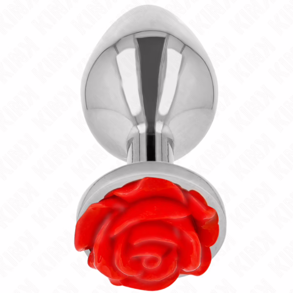 KINK - PLUG ANAL ROSA ROJA TALLA L - Imagen 2