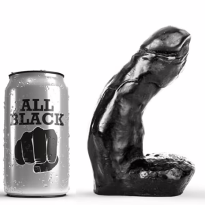 ALL BLACK - DILDO REALÍSTICO 15 CM