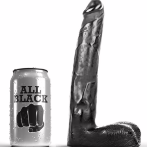 ALL BLACK - DILDO REALÍSTICO 21 CM