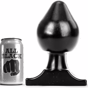 ALL BLACK - ANAL PLUG 19 CM