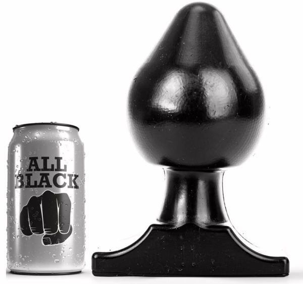 ALL BLACK - ANAL PLUG 19 CM - Imagen 3