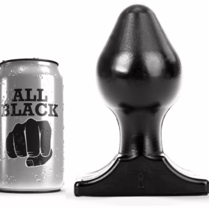 ALL BLACK - ANAL PLUG 16X8 CM