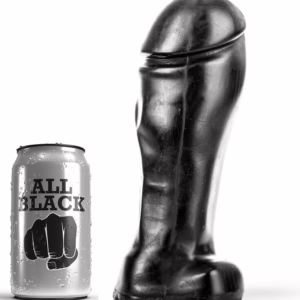ALL BLACK - DONG 22 CM PUNTA ANCHA