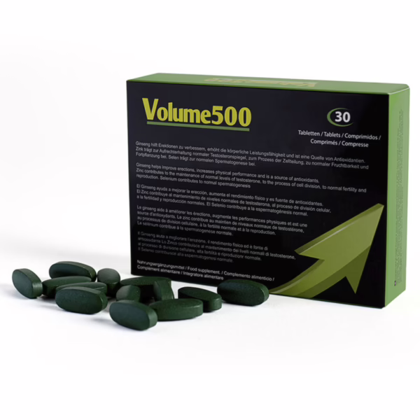 500 COSMETICS - VOLUME 500 PILLS AUMENTO SEMEN - Imagen 3